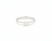Bague Recarlo - Bague solitaire en or blanc 18 ct avec diamants 0,30 ct 58 Facettes 8741