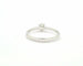 Bague Recarlo - Bague solitaire en or blanc 18 ct avec diamants 0,30 ct 58 Facettes 8741