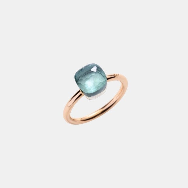 Bague Nudo Or blanc Topaze
