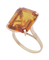 Bague 54 Sunny - Bague cocktail en or jaune 18K et citrine 58 Facettes BO210618/SUNNY/PHOTO