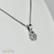 Pendentif Pendentif en or blanc 14 carats en forme de fleur, diamants 58 Facettes 2313