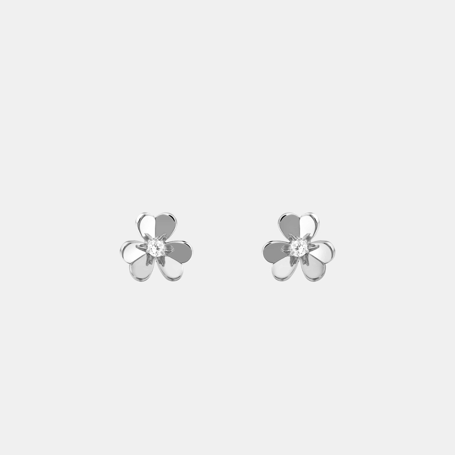 Boucles d'oreilles Frivole Or blanc Diamant 0.11ct