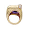 Bague 53 Pomellato Ritratto - Bague en or rose, améthyste et diamants 58 Facettes 33168