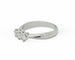 Bague Bague trilogie en or blanc 18 kt et diamants 0,43 ct 58 Facettes 7320