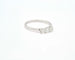 Bague Bague trilogie en or blanc 18 carats et diamants 0,41 ct 58 Facettes 10556