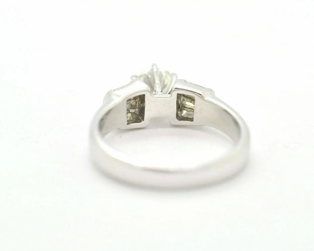 Bague Bague solitaire - Diamant 0,80 ct en or blanc 18 carats 58 Facettes 8753