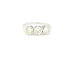 Bague Bague trilogy en or blanc 18 ct et diamants 1,95 ct 58 Facettes 12808