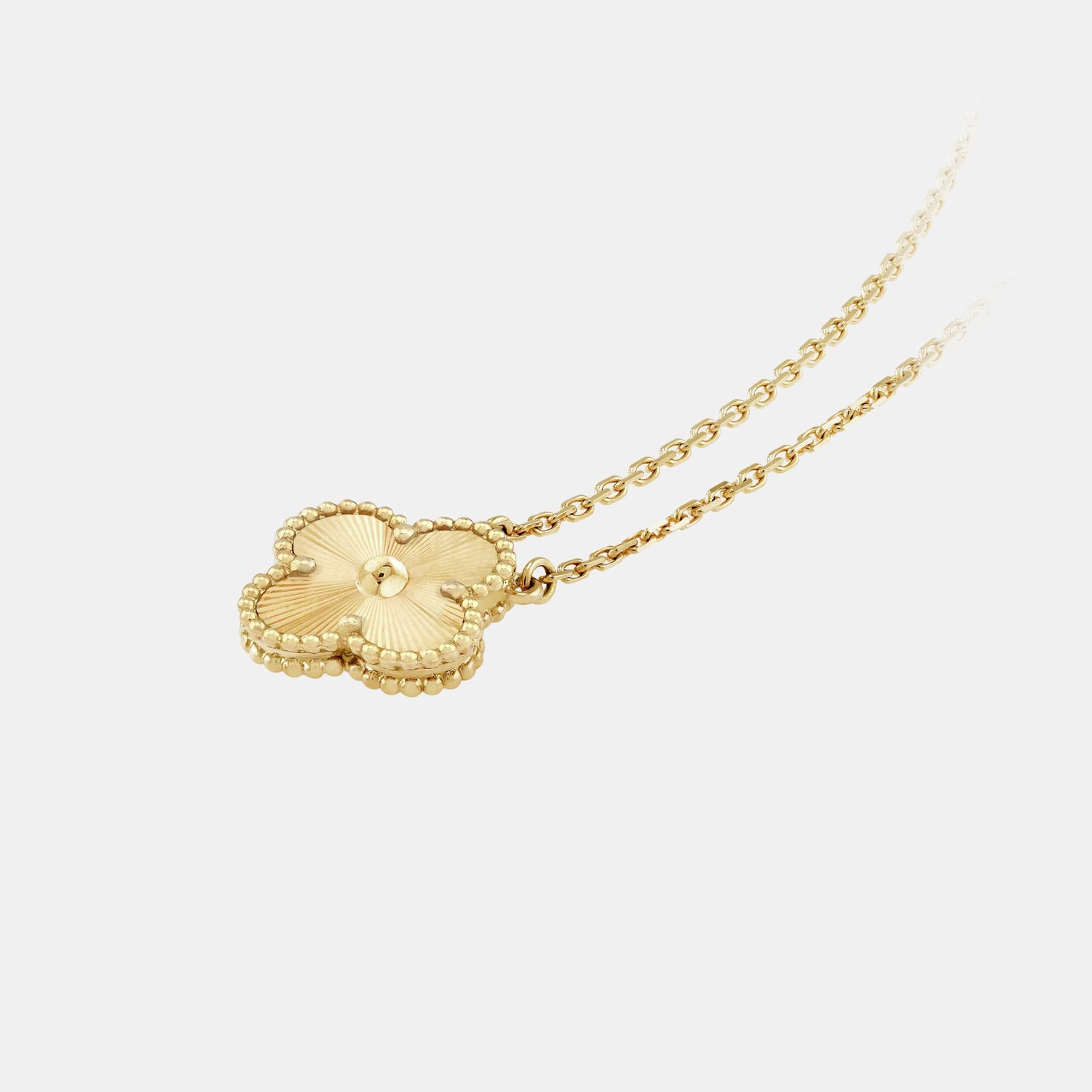 Collier Vintage Alhambra Or jaune  