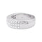 Bague 53 Bague jonc pavée en or blanc 750 et diamants princesse 58 Facettes 33993