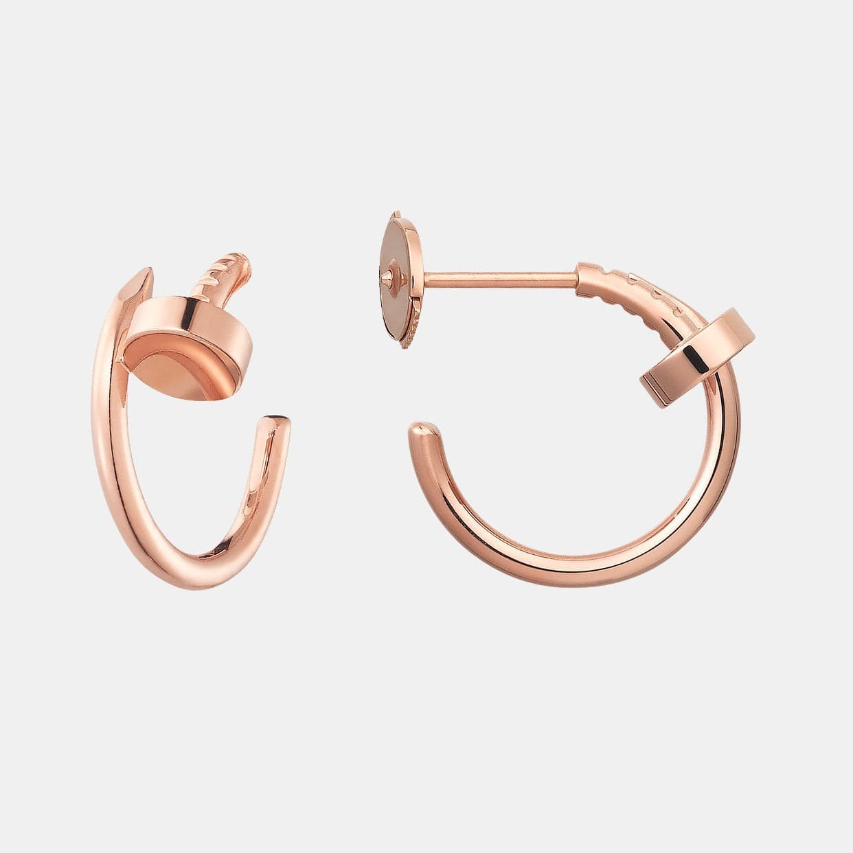 Boucles d'oreilles Juste un Clou Or rose 