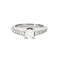 Bague Bague en platine avec diamants 58 Facettes 240233