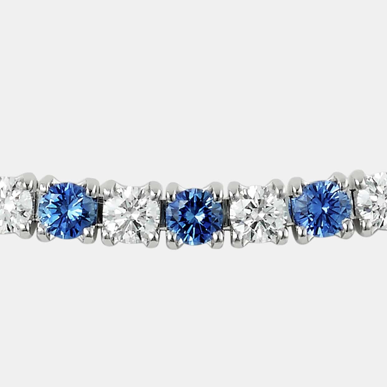 Collier Essential Lines Or blanc Diamant