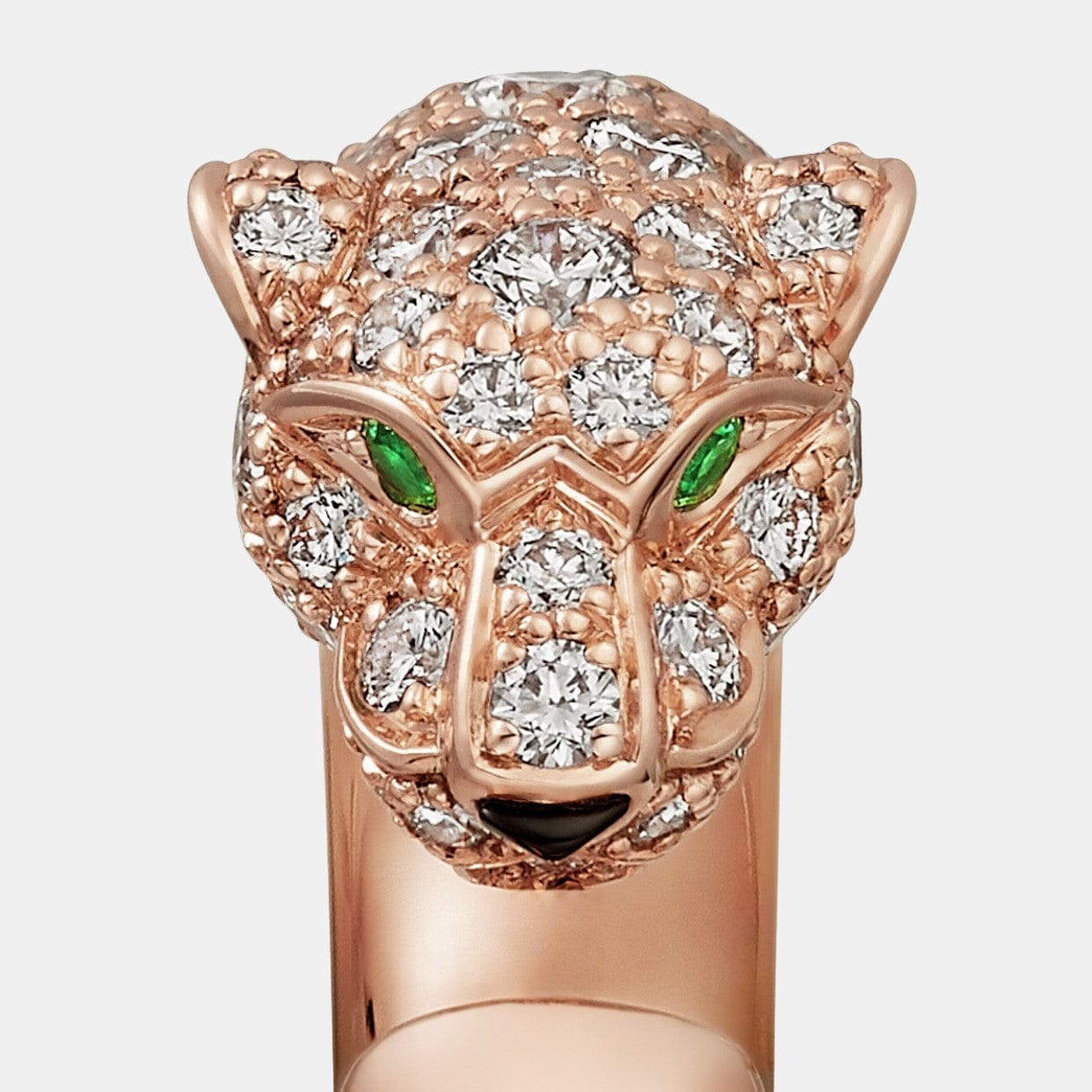 Bague Panthère Or rose Mixte