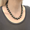 Collier Collier en or blanc 750 avec perles de Tahiti et diamants 58 Facettes 34083