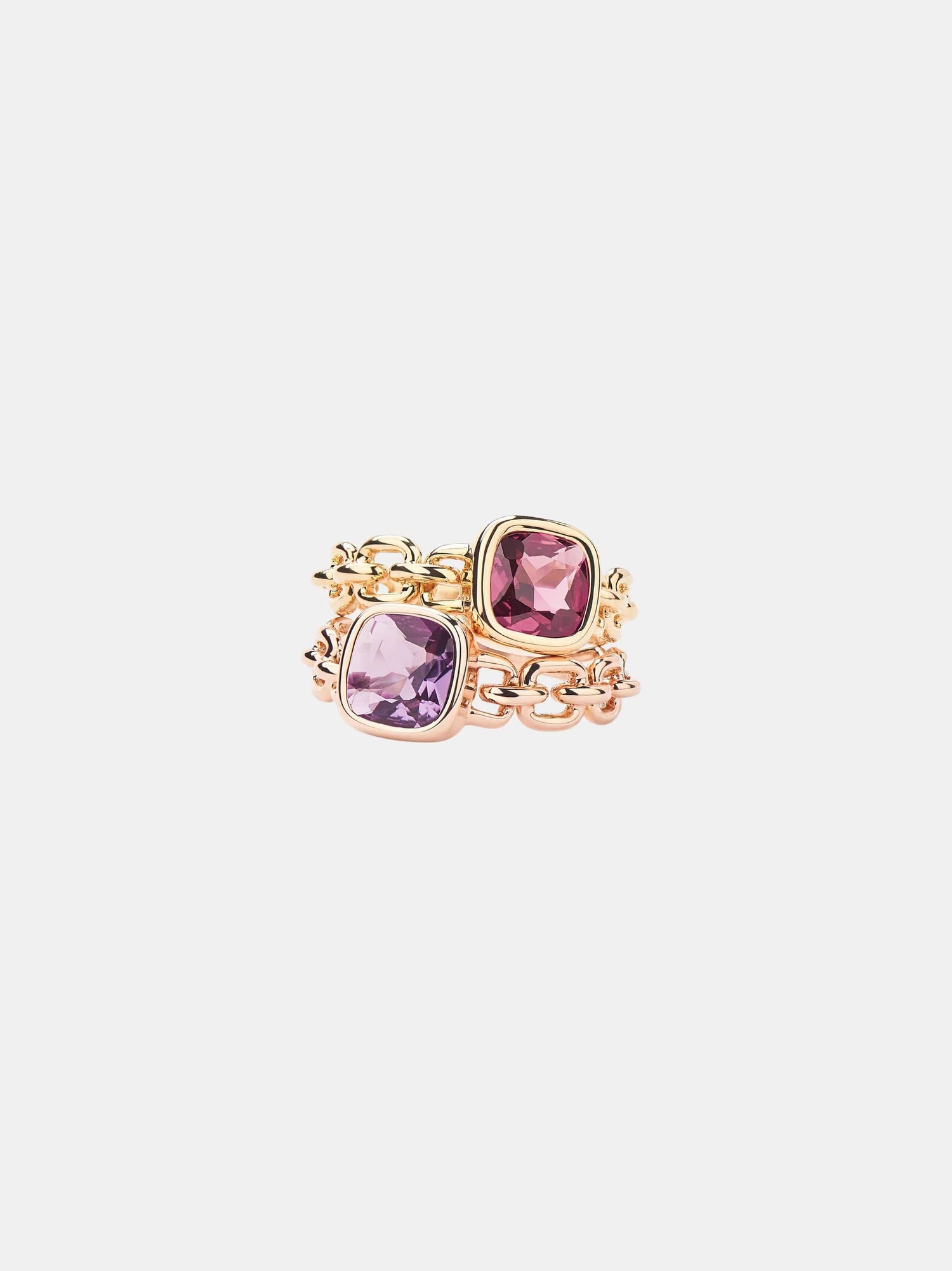 Bague Indrani Or jaune Rhodolite 1.3ct