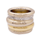 Bague 51 Pomellato Tubolare - Bague en or jaune et or blanc avec diamants 58 Facettes 34163