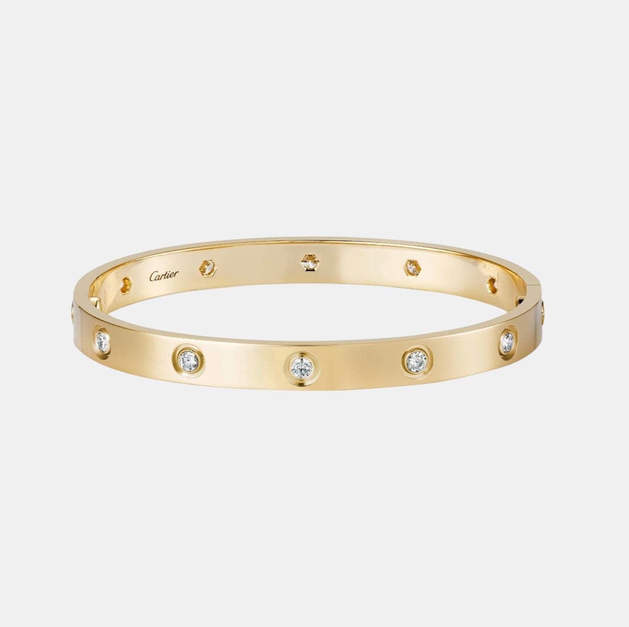 Bracelet LOVE Or Jaune 10 Diamants