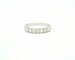 Bague Bague rivière - Anneau en or blanc 18 carats et diamants 0,56 ct 58 Facettes 8782