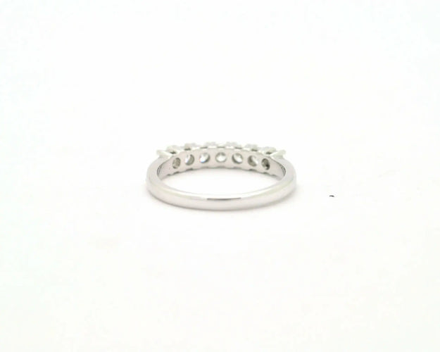 Bague Bague rivière - Anneau en or blanc 18 carats et diamants 0,56 ct 58 Facettes 8782