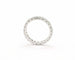Bague Bague rivière - Alliance en or blanc 18 kt et diamants 0,92 ct 58 Facettes 8807