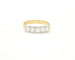 Bague Bague rivière - Diamants 0,80 ct en or jaune et blanc 18 ct 58 Facettes 13040