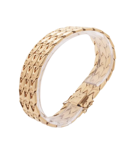 Bracelet Art déco - Bracelet souple en or jaune 18K 58 Facettes BO220280/VINTAGEARTDECO