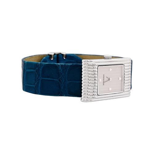 Montre Boucheron Reflet - Montre moyen modèle en acier sur cuir 58 Facettes 35339
