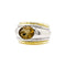 Bague 49 Boucheron Roxane - Bague en or jaune et blanc 18 carats, citrine 58 Facettes 35236
