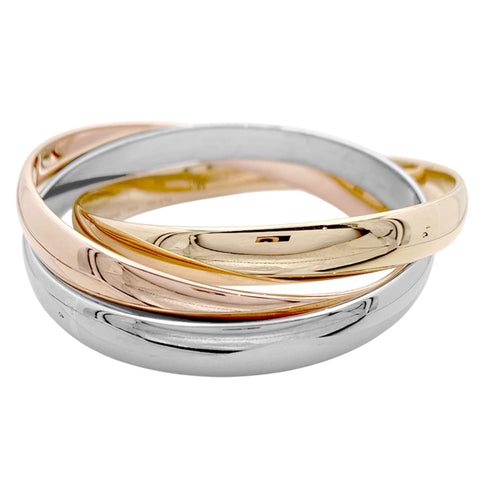 Bracelet Cartier Trinity - Bracelet en trois ors 750 58 Facettes 35152