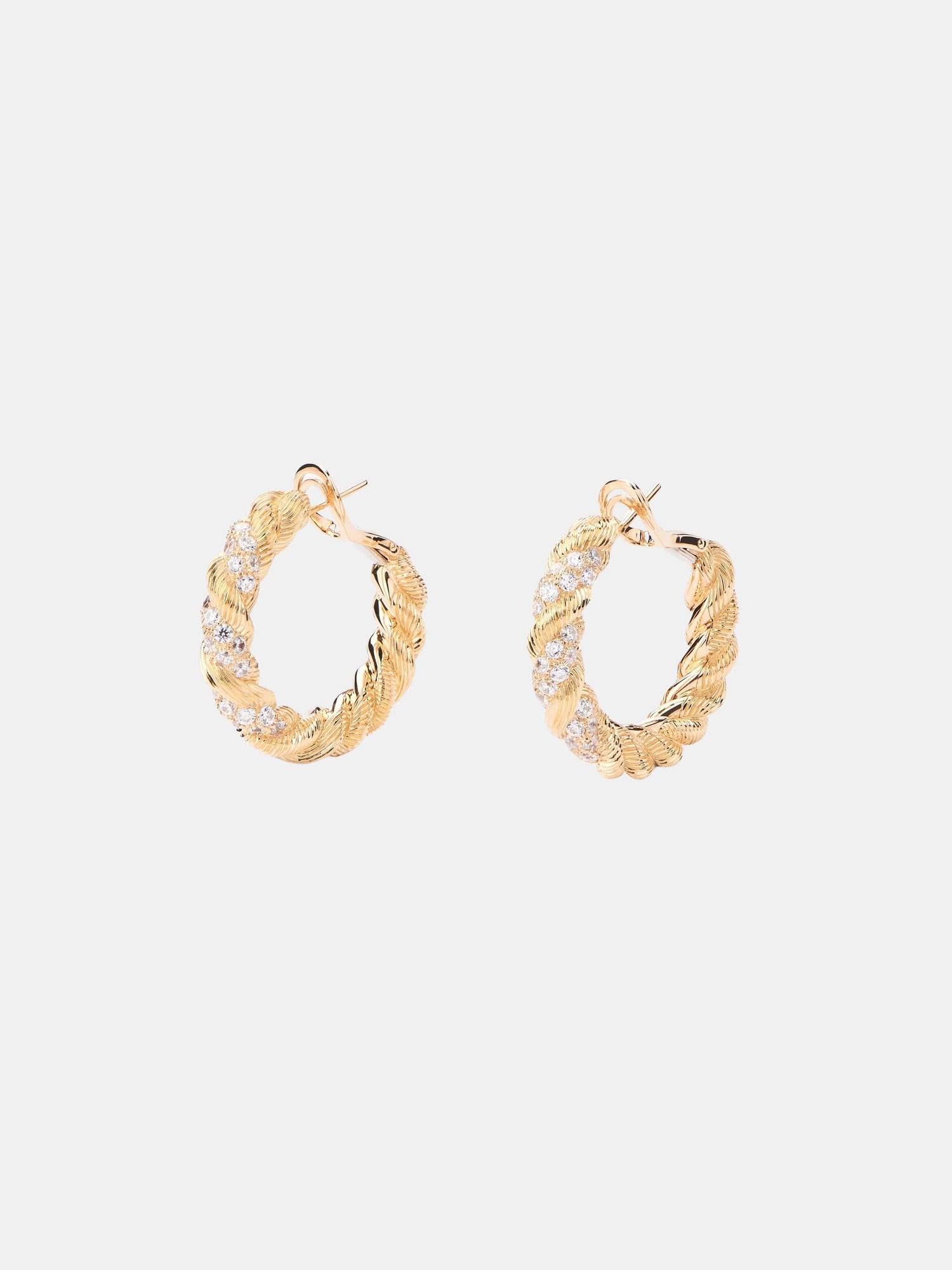 Boucles d'oreilles Dune de Poiray Or jaune Diamant 1.9ct