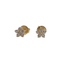 Boucles d'oreilles Boucles d’oreilles fleurs or jaune serties de diamants 58 Facettes