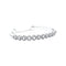 Bracelet Messika Joy Diamond Halo - Bracelet en or blanc et diamants 58 Facettes 35255