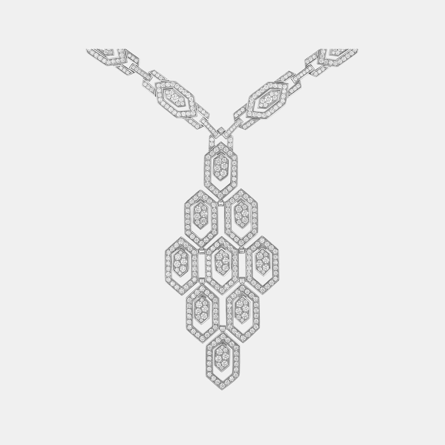 Collier Serpenti Or blanc Diamant