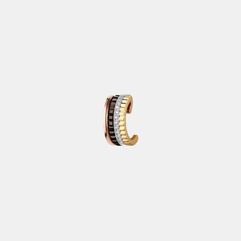 Boucles d'oreilles Quatre Or Diamant 0.05ct
