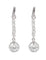Boucles d'oreilles Boucles d'oreilles dormeuses en platine et diamants taille ancienne 0,70 ct 58 Facettes 1
