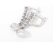 Boucles d'oreilles Boucles d'oreilles dormeuses en platine et diamants taille ancienne 0,70 ct 58 Facettes 1
