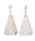 Boucles d'oreilles Boucles d'oreilles à transformation triangulaires en platine et diamants 58 Facettes 1