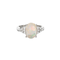 Bague 53 Bague Diamant Opale Gelée Naturelle Platine 58 Facettes G12679