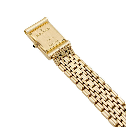 Montre Boucheron Reflet - Montre petit modèle en or jaune et diamants 58 Facettes 35021