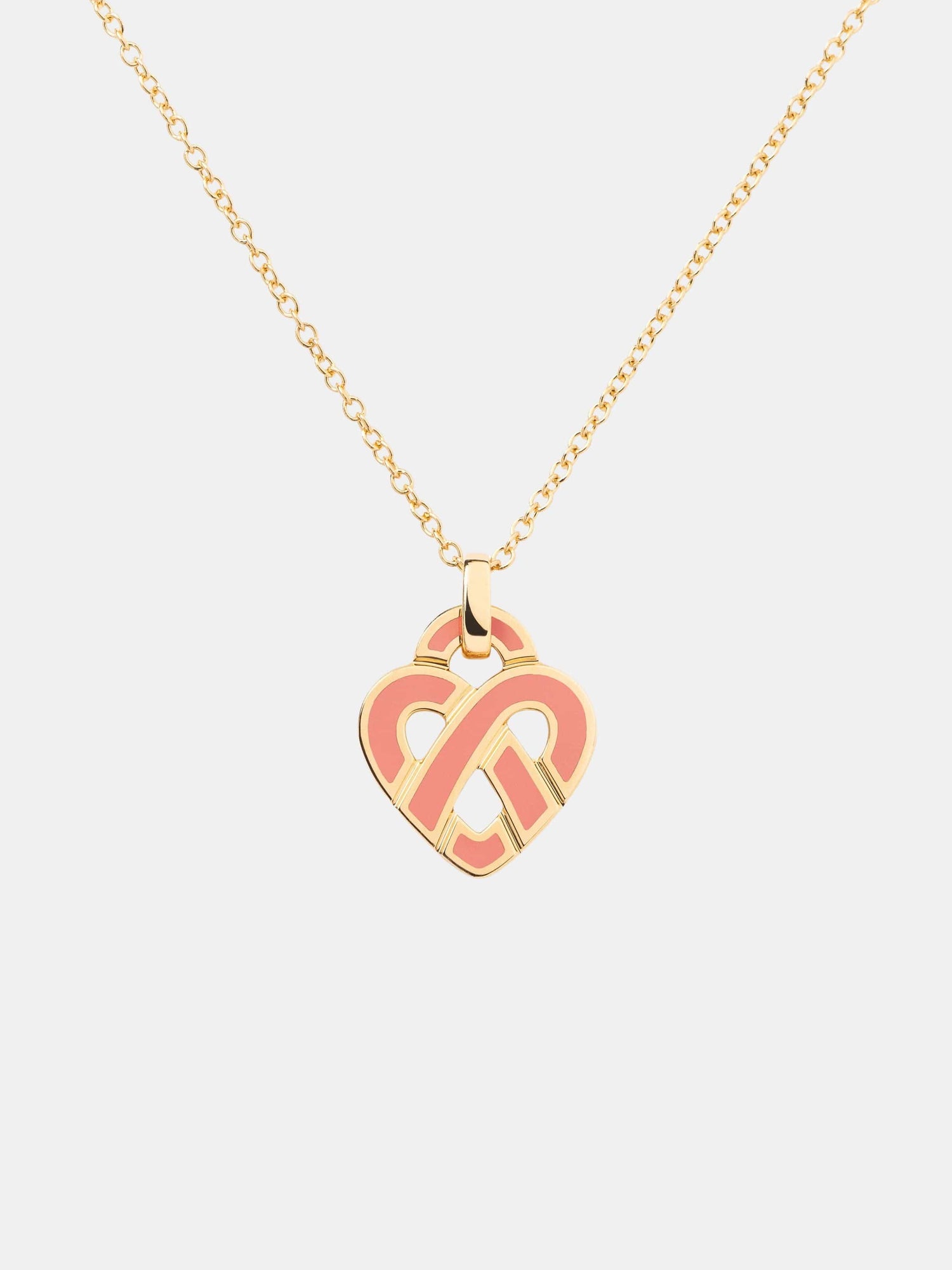 Pendentif Coeur Entrelacé Or jaune 