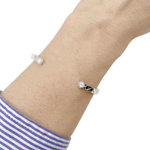 Bracelet Chanel Coco Crush - Bracelet jonc en or blanc et diamants 58 Facettes 35011