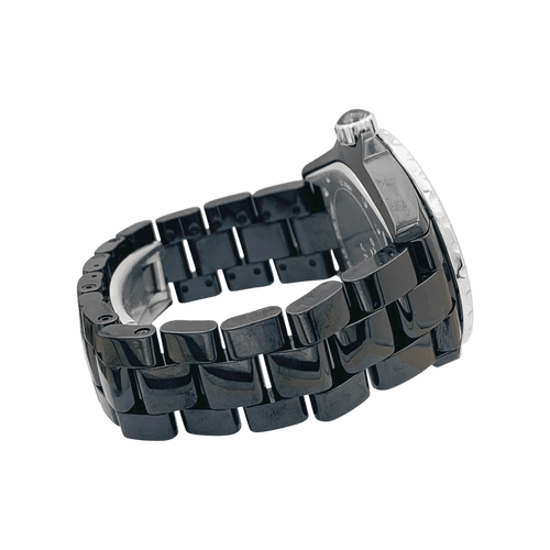 Montre Chanel J12 - Montre en céramique noire et acier 58 Facettes 34277