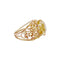 Bague 52 Bague dôme vintage en or jaune 750 avec citrine 58 Facettes 35067