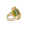 Bague 54 Bague en or jaune 750 avec émeraude et diamants 58 Facettes 35102