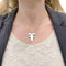 Collier Zolotas - Collier pendentif tête de taureau en argent et or jaune 58 Facettes 35280