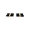 Boutons de manchette Boucheron - Boutons de manchette en or jaune et onyx 58 Facettes 35247