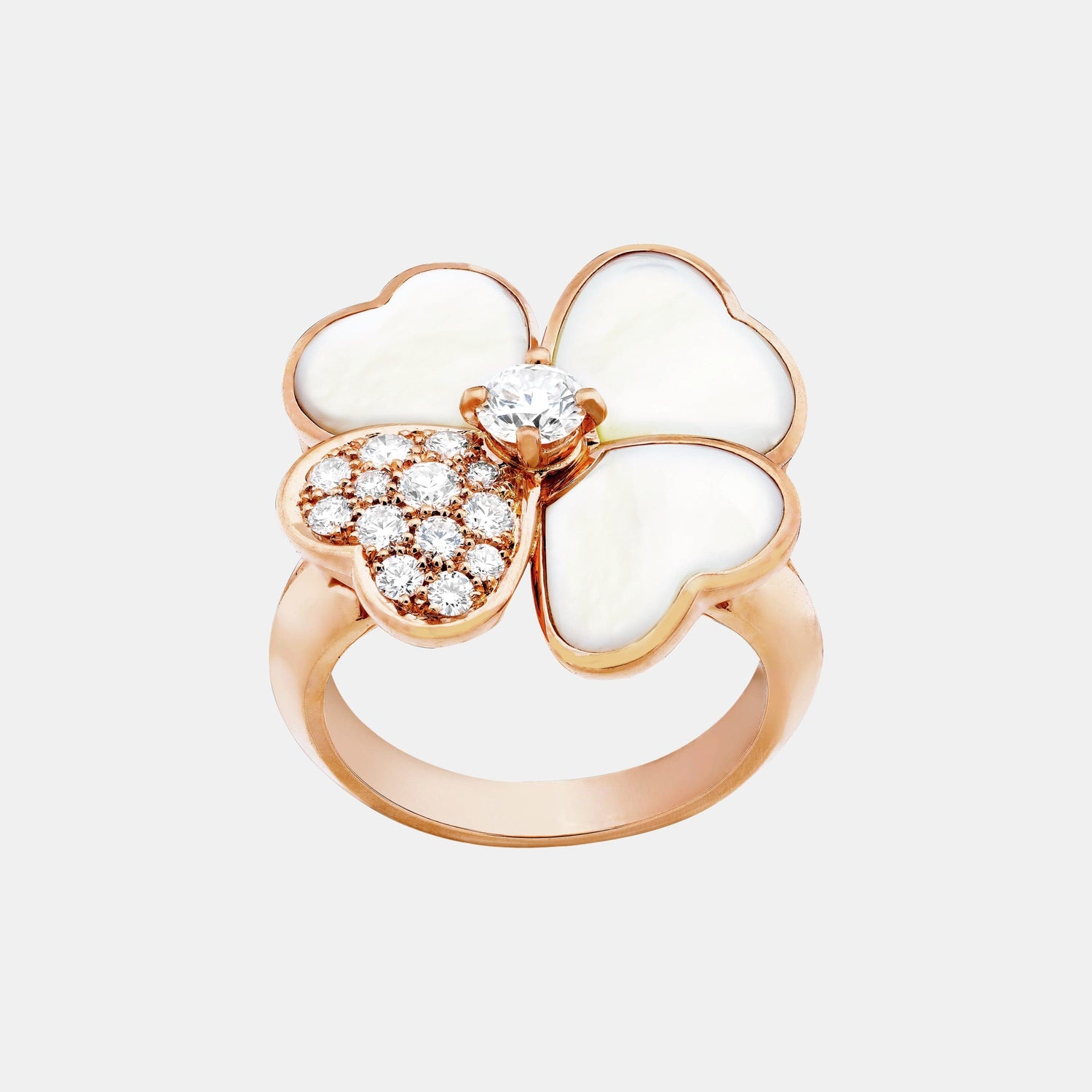 Bague Cosmos Or rose Diamant 0.29ct