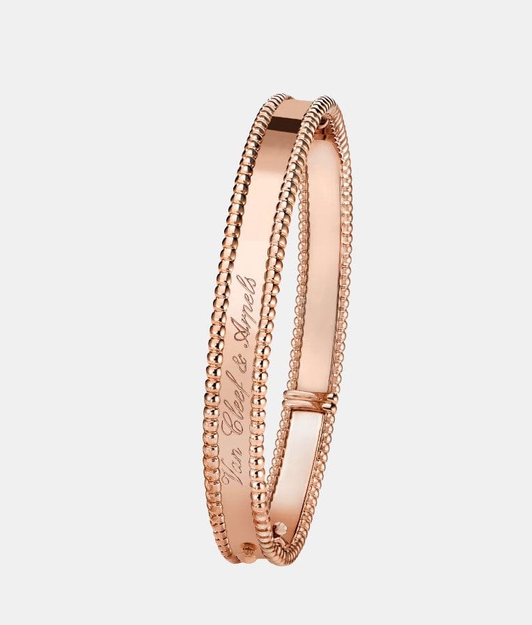 Bracelet Perlée Or rose  