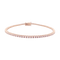 Bracelet Bracelet ligne tennis or rose, diamants. 58 Facettes 34344