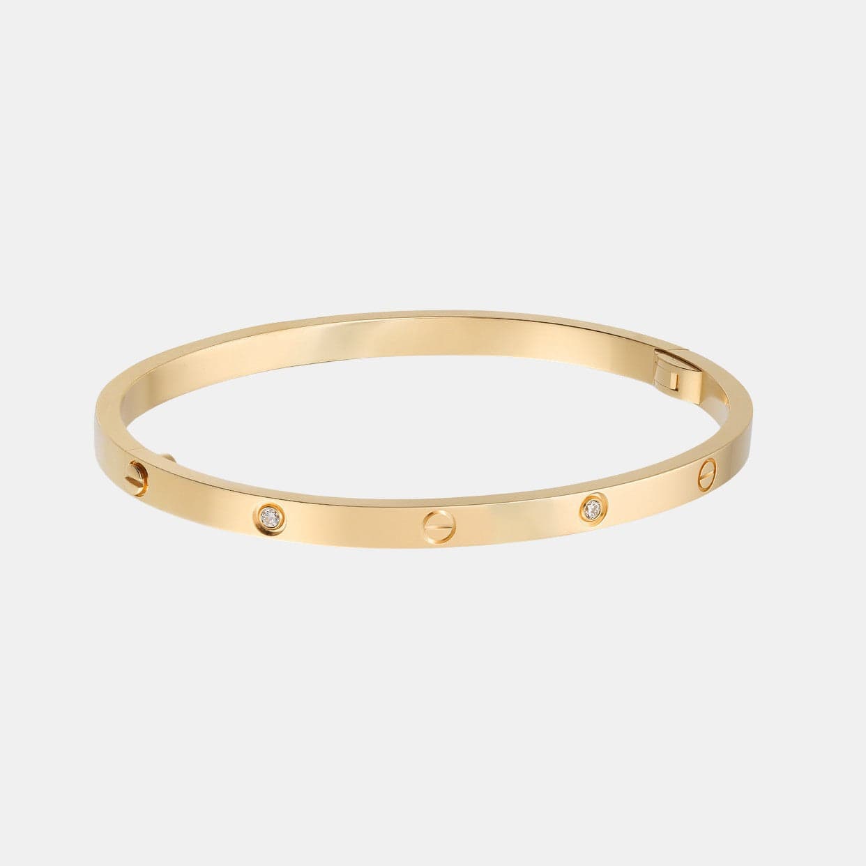 Bracelet LOVE, Petit Modèle, Or Jaune, 6 Diamants